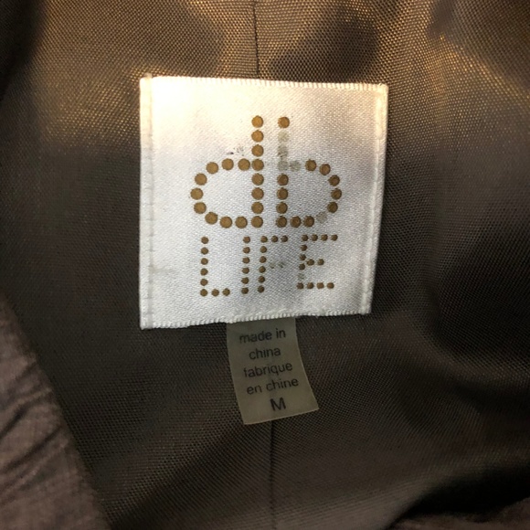 DB LIFE Brown Silk Blend Blouse Size M - Picture 6 of 8